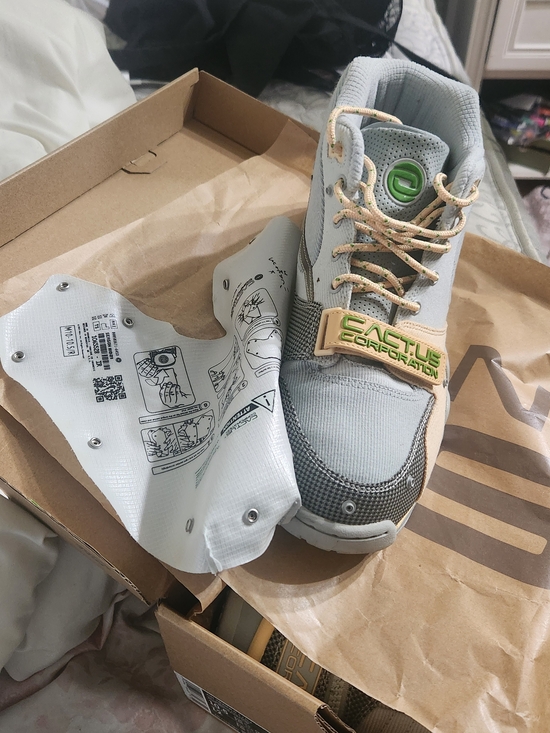 Nike Other - Nike Cactus Jack Air Trainer 1 Travis Scott Low Top Lace Up Gray DR7515-001